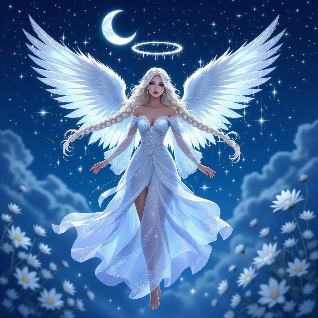 Guardian Angel Creates Stars in Lunar Garden