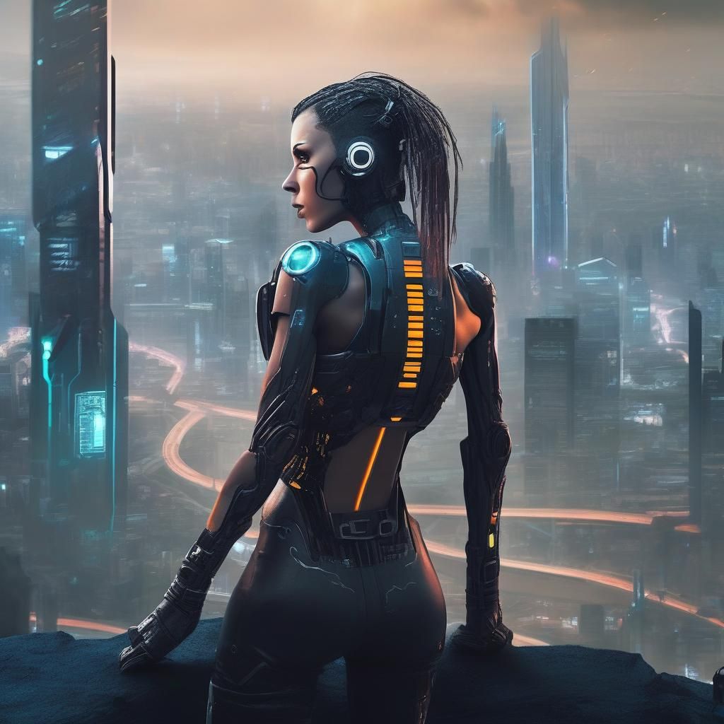 Cyberpunk girl