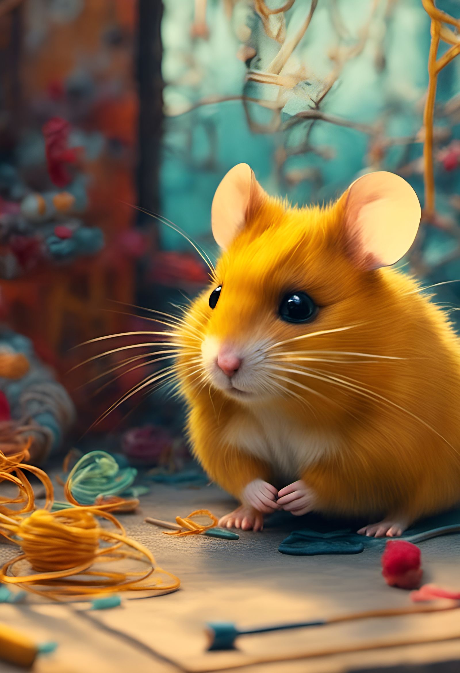 Hamster, looking always innocent.