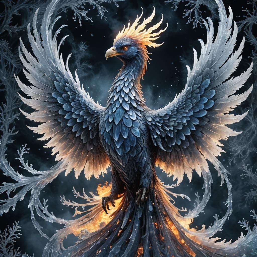 Frostfire Rebirth: The Winter Phoenix