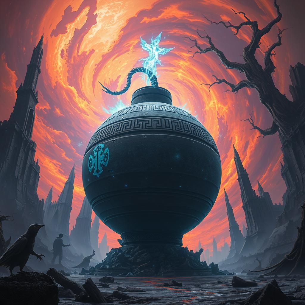 Mystical Bomb 'Jeff' in Post-Apocalyptic Realm