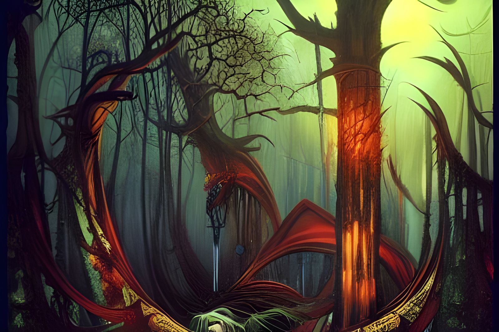Vampire Forest: Gothic Romanticism in Hyperdetailed Art