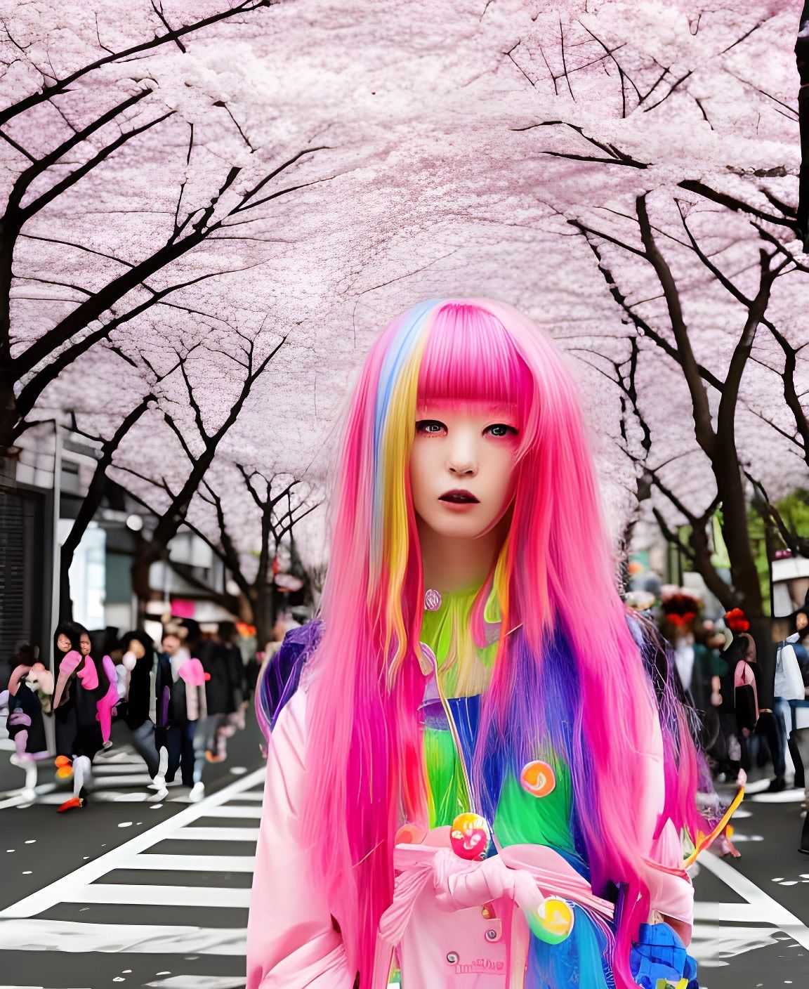 Rainbow Decora Kei Fashion in Harajuku