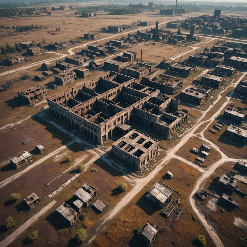 Post-Apocalyptic Eastern European Landscape Art