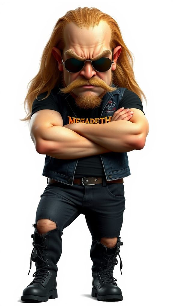 Generate an ultra-realistic 3D caricature character of Dave ...