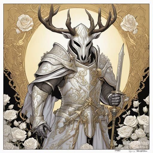 Deer God: An AI Generated Interpretation