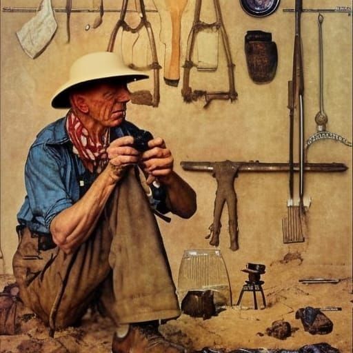 Archeological dig site