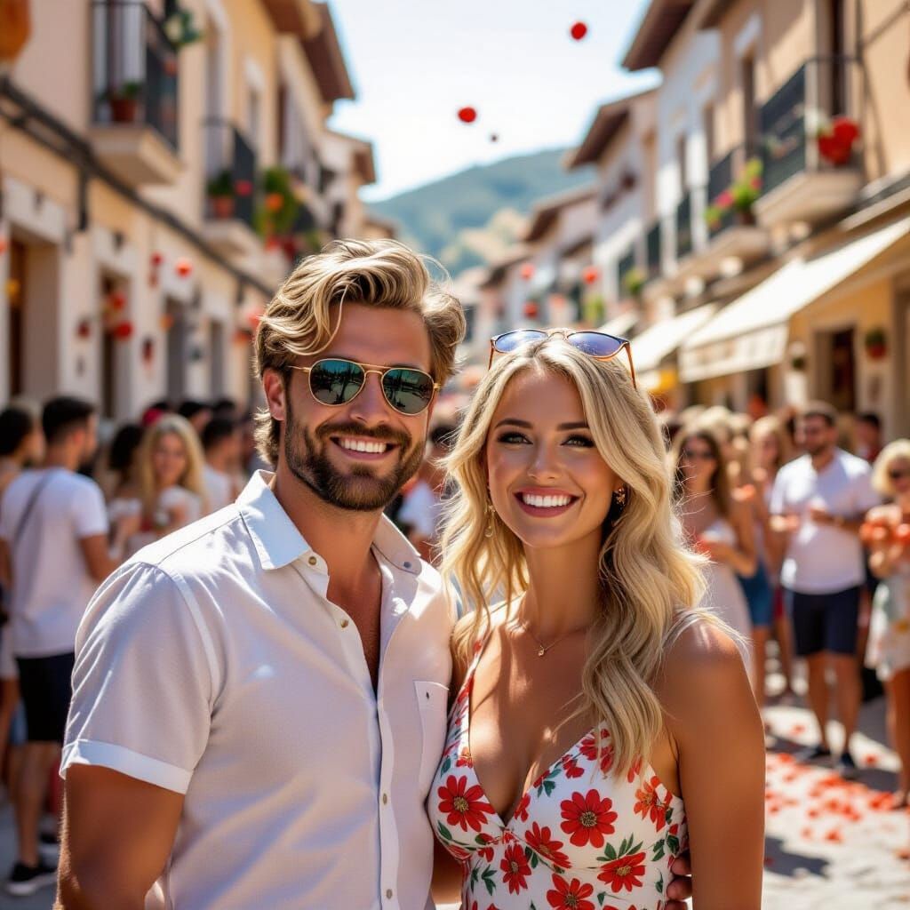Tomato festival in Spain.