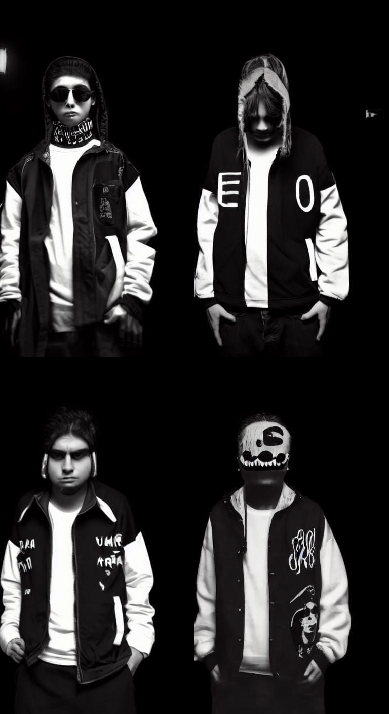 Emo Rap Album Art: Sad Face, Self-Harm Theme