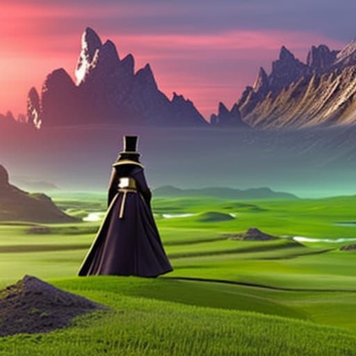 Epic Fantasy Landscape in Cinematic Style