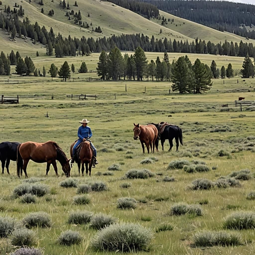 Dutton ranch in Yellowstone Montana