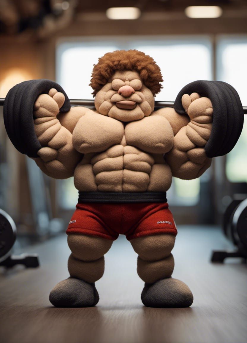 Bodybuilder toy