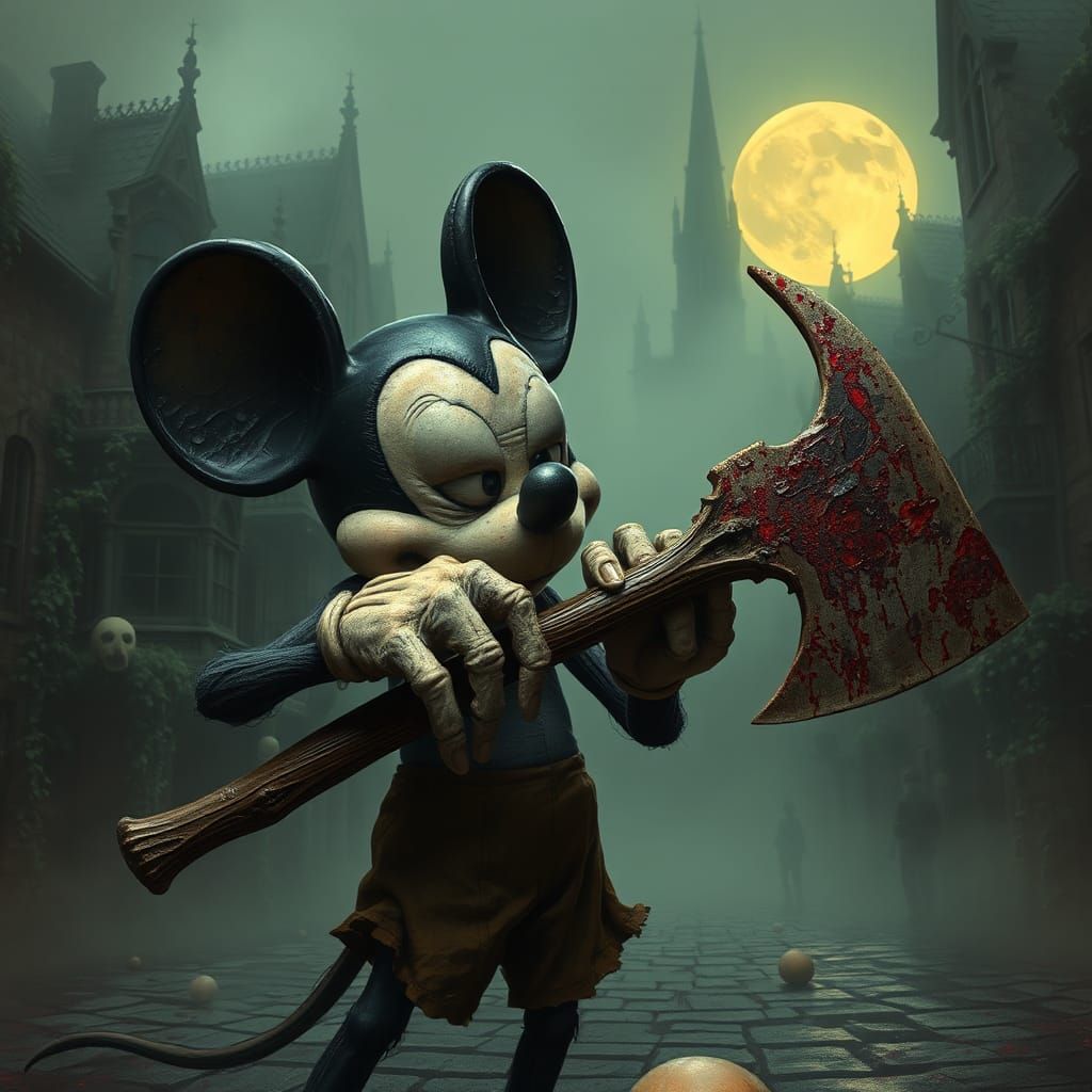 Mickey Mouse gothic maniac