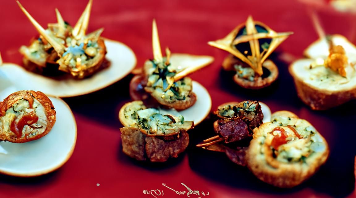 Zodiac Canapés: Leo in Kodachrome Style