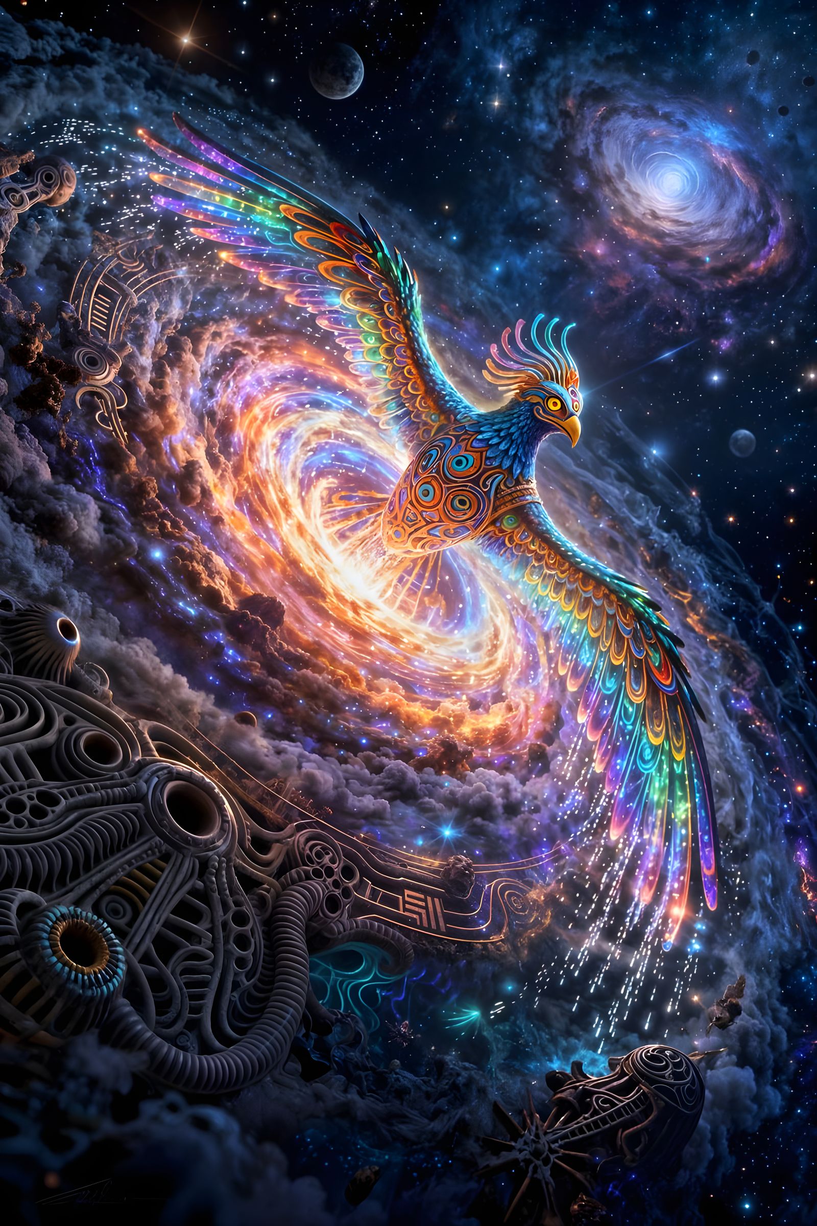 Hopi Rainbird Spirit: Vortex of Creation