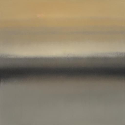 Misty Gradient Painting in Rothko Style