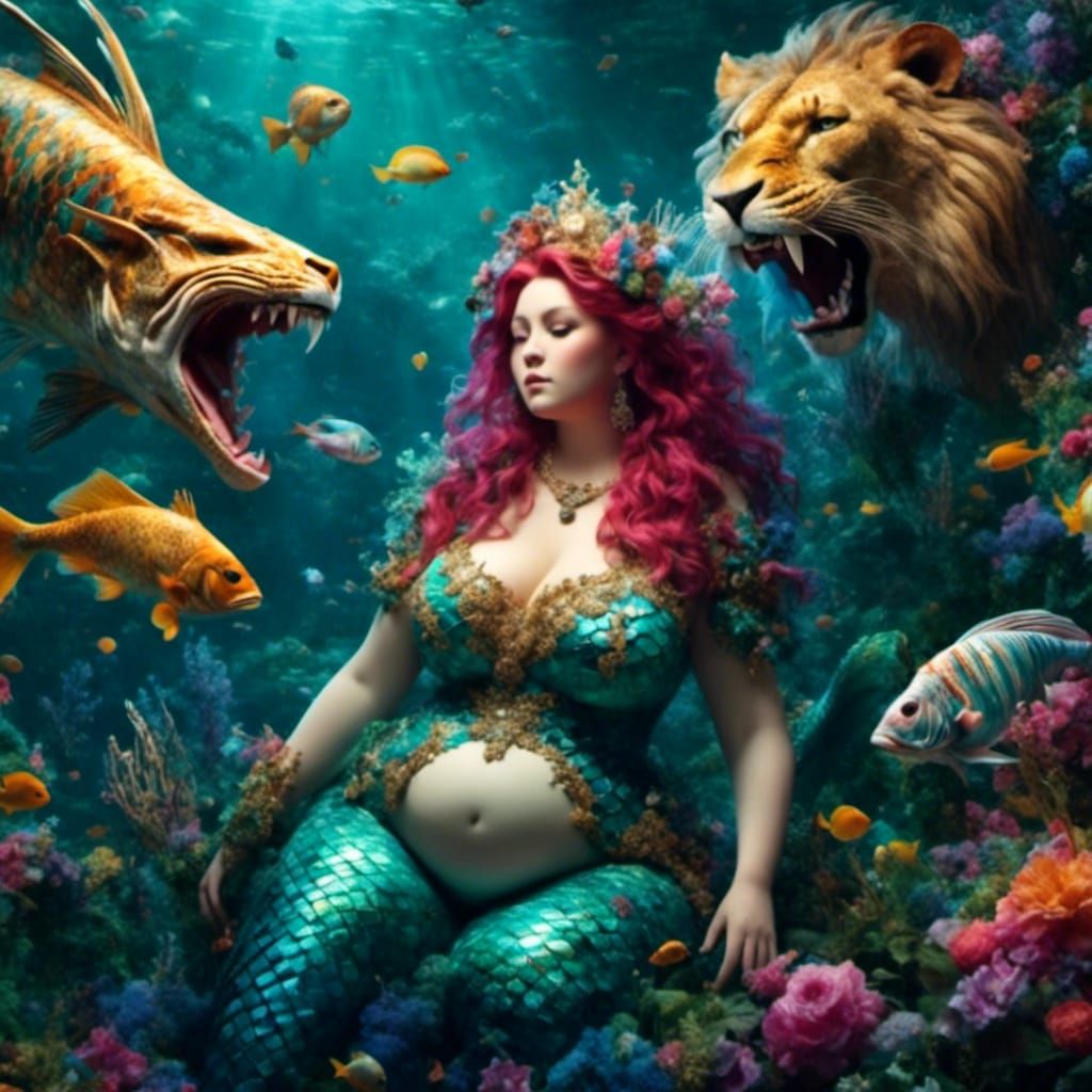 curvy bbw mermaid