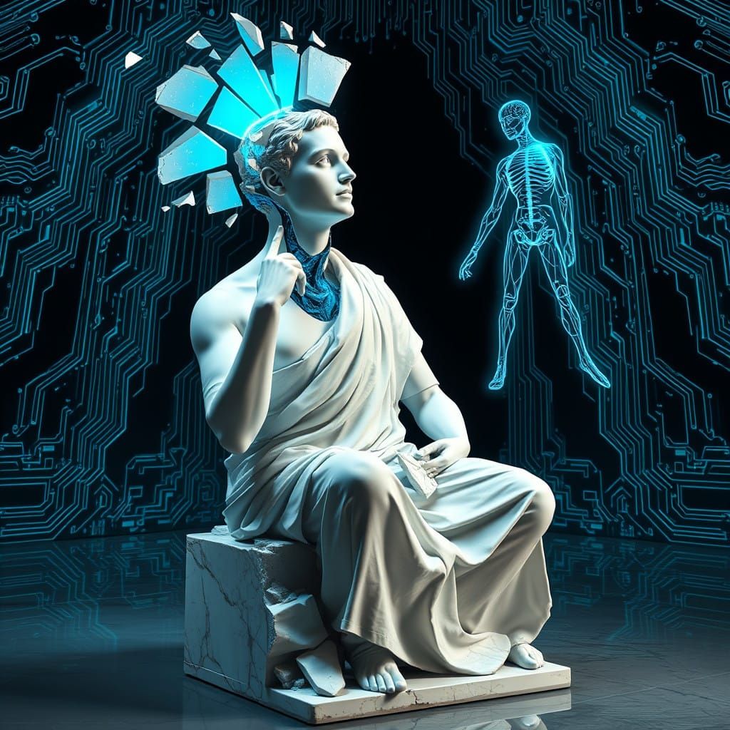 Digital Ascension: A Torn Between Flesh and Code