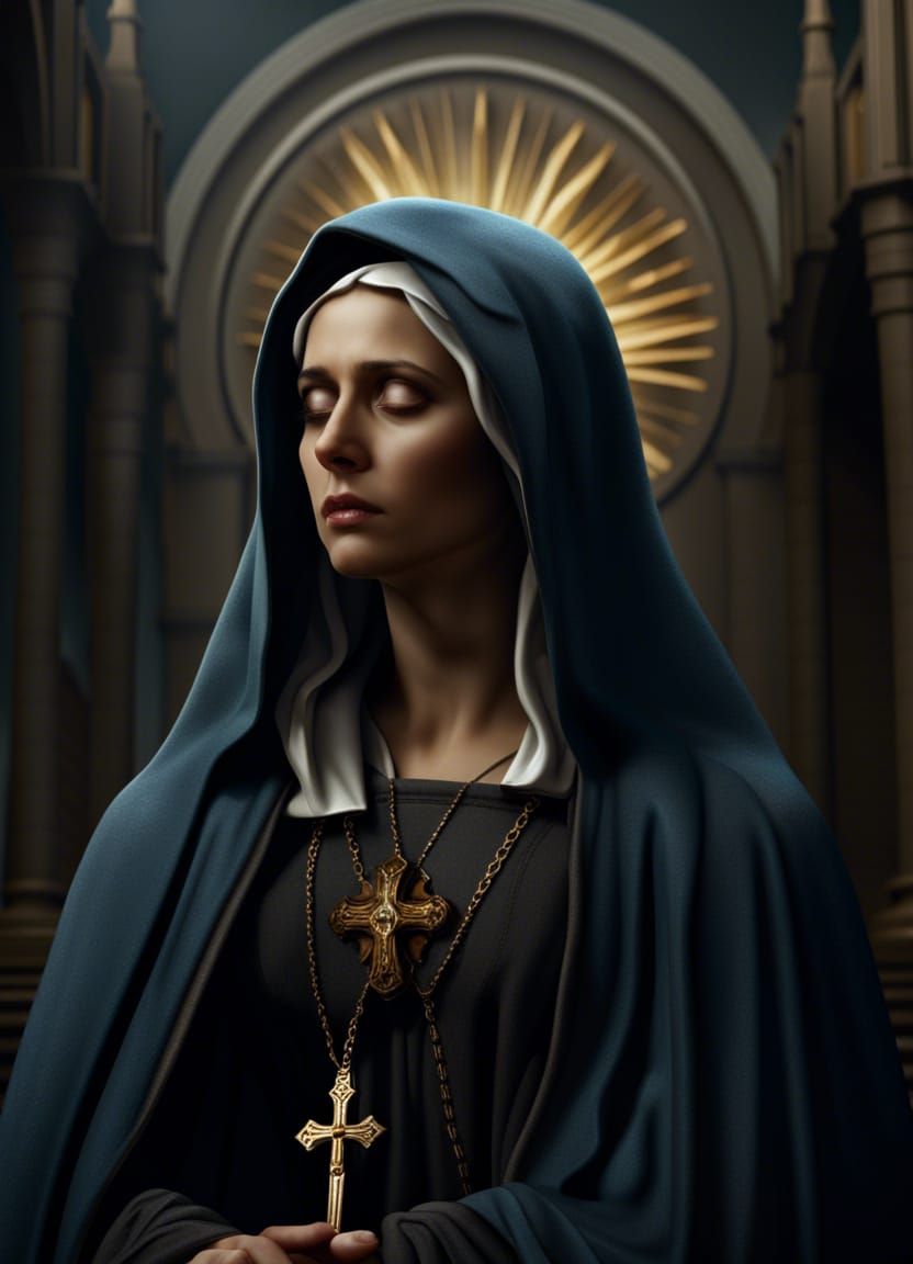 Our Lady of Sorrows Matte Painting