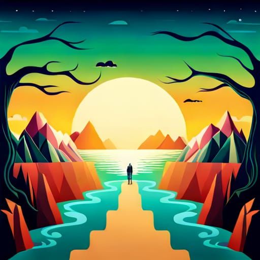 Surreal Naive Art: The Great Adventure in Vector