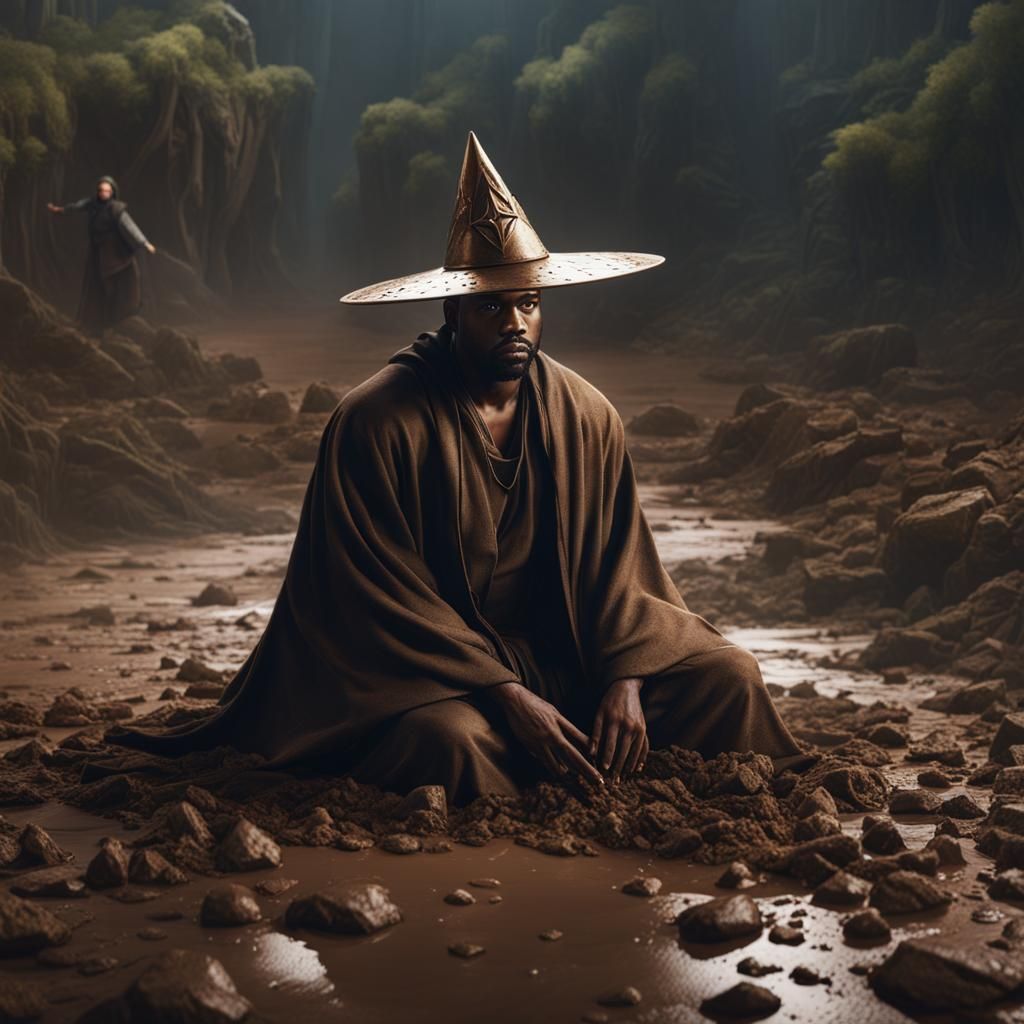 Kanye West and Wizard: Fantasy Concept Art