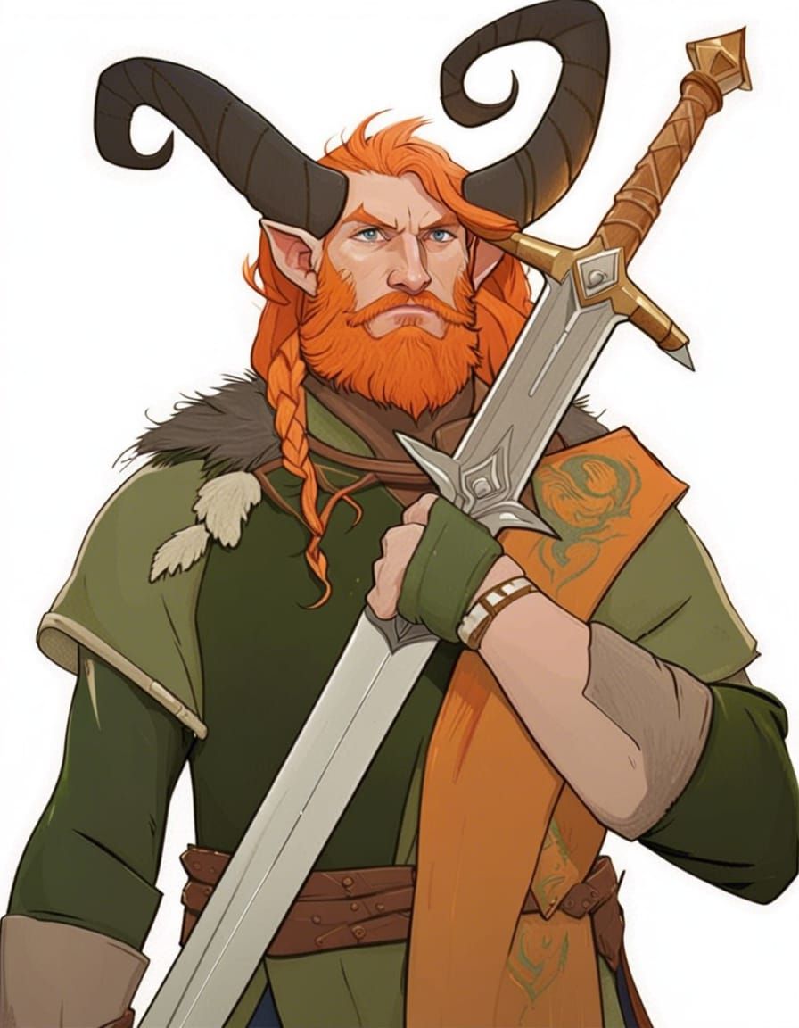 Gunnulf the Varl Warrior with Great Sword