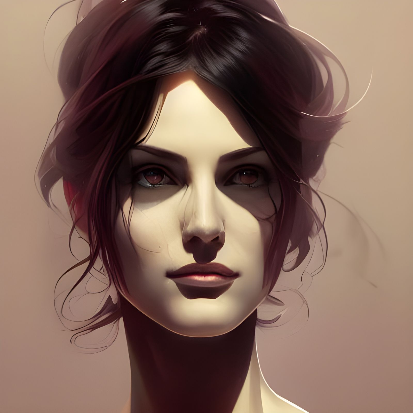 Sandman Portrait in Art Nouveau Style