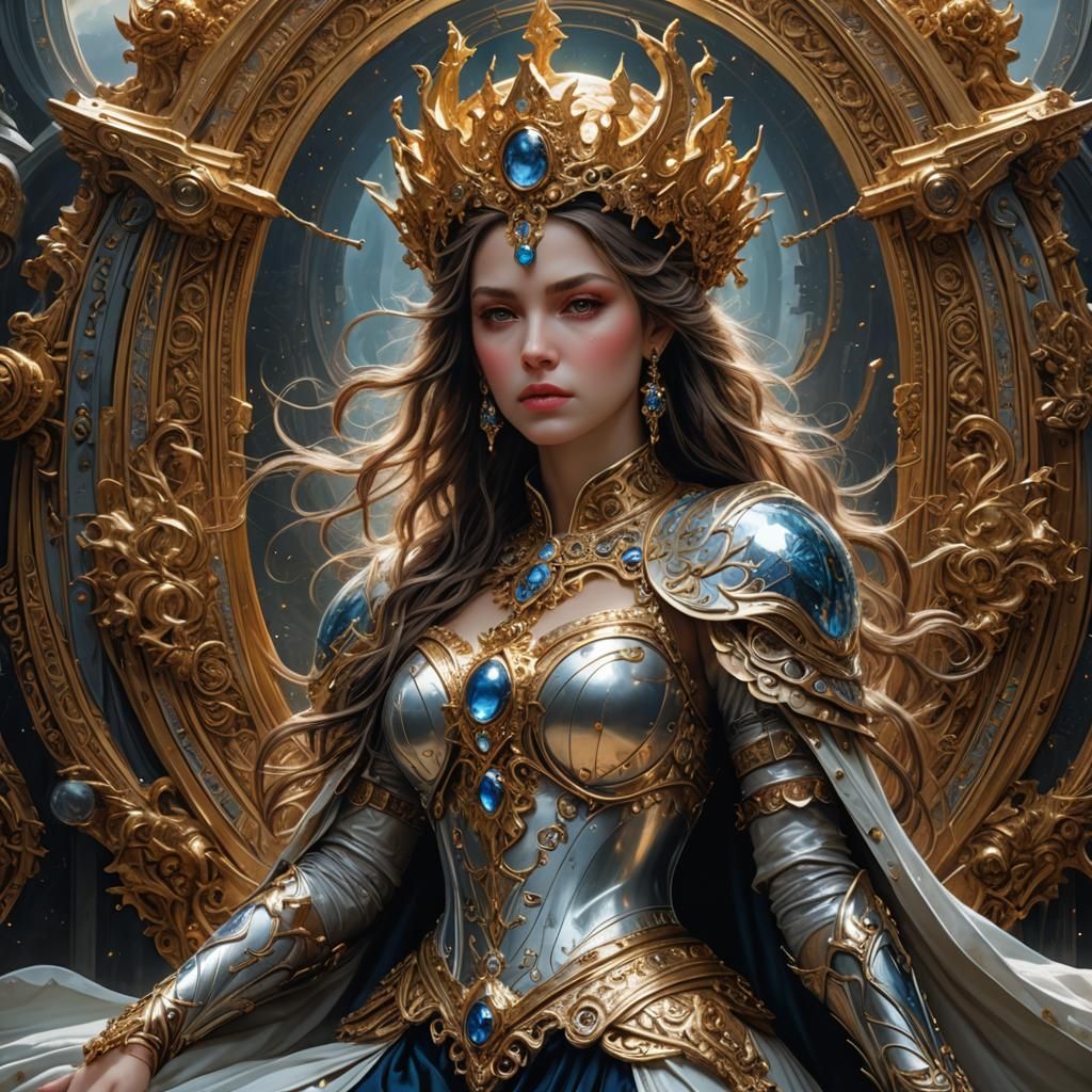 Ornate King: A Hyperdetailed Fantasy Portrait