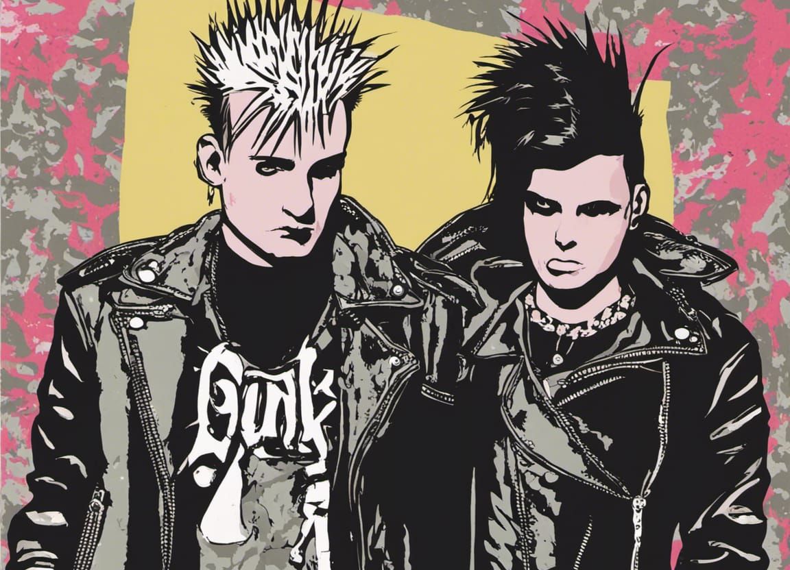 Punks in Quintel Cartoon Style