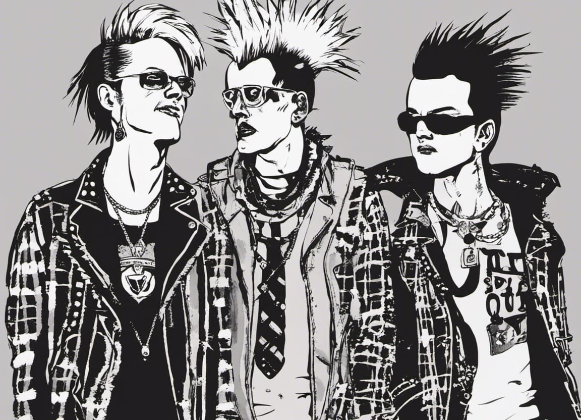 Punks in Park: Animated 2D Cartoon Style