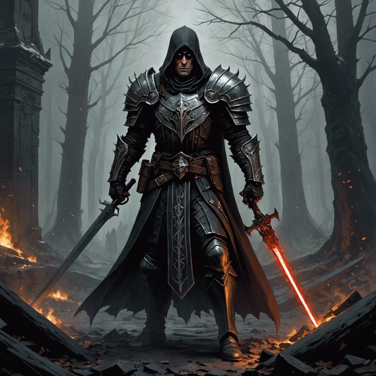 Dark Fantasy Grimdark Style Image