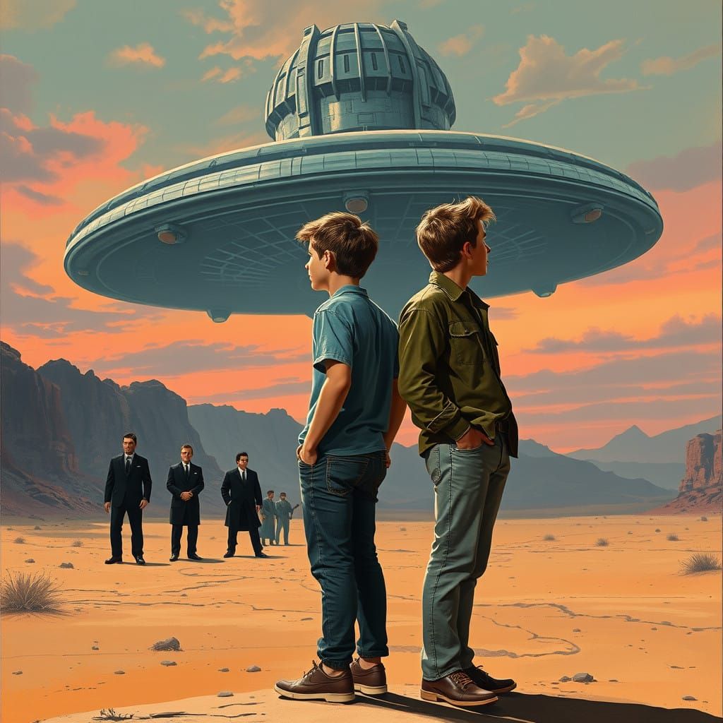 Hardy Boys Investigate Mysterious Alien Spacecraft