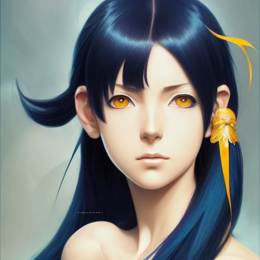 Hinata Hyuga Byakugan Princess Portrait