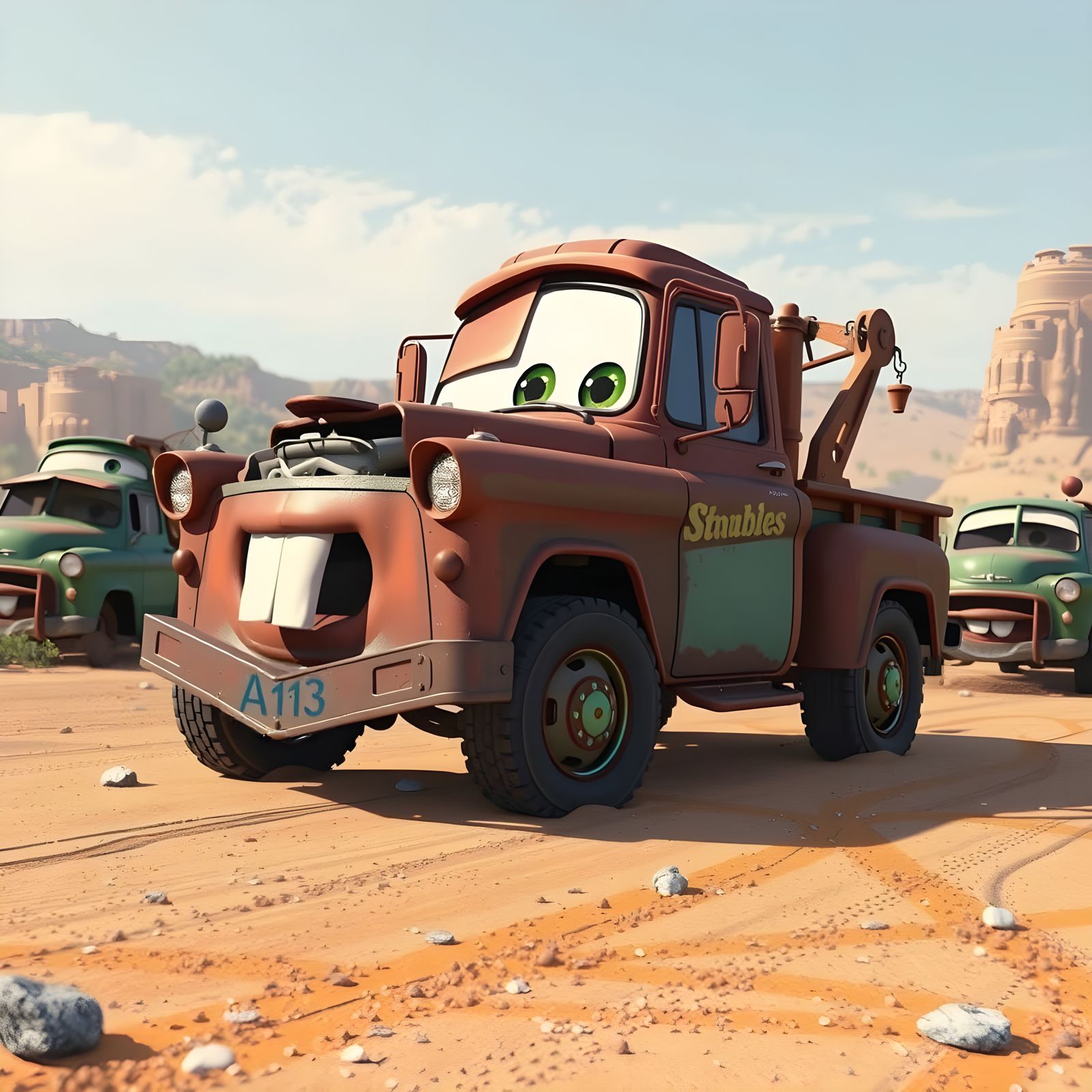 PIxar's Tow Mater P4P - A113