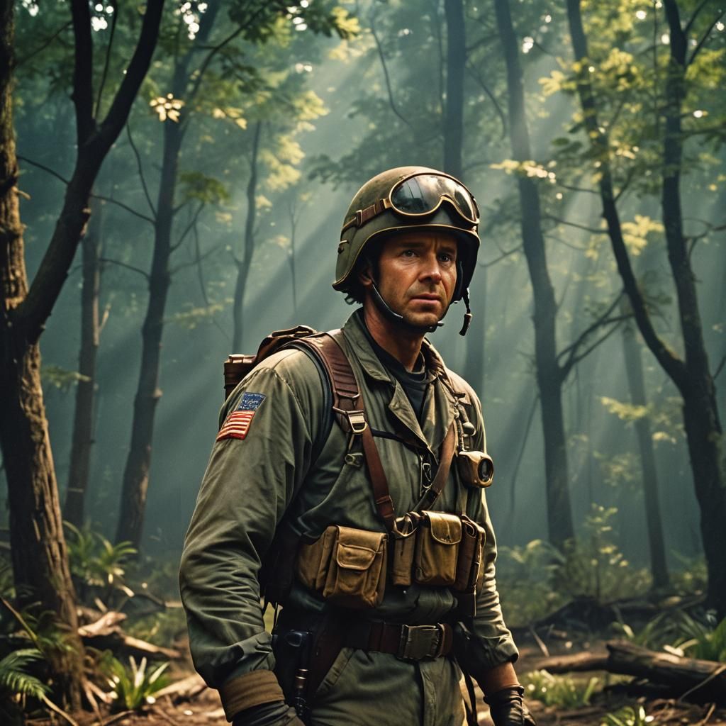Captain Reynolds From Firefly: Cinematic Film Still