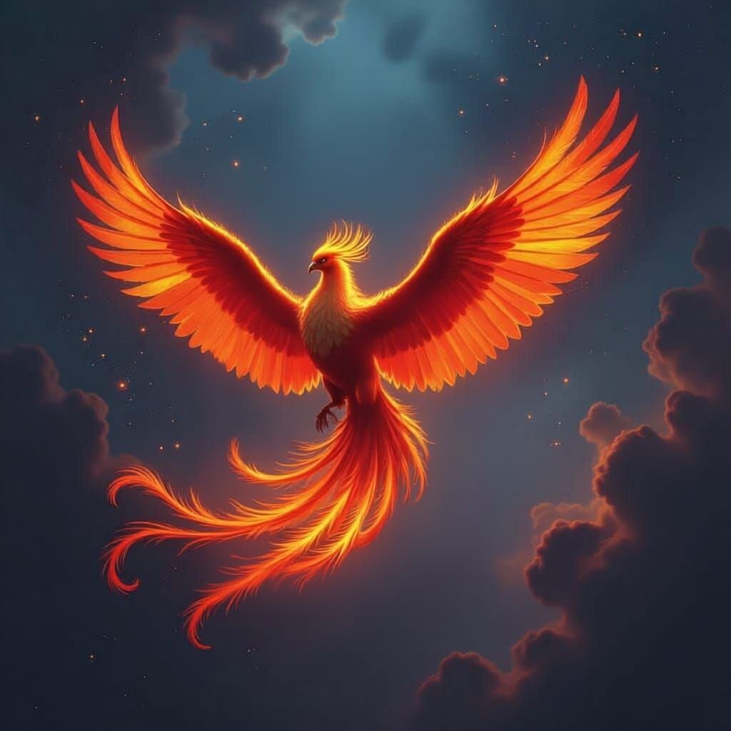 Phoenix Trapped in Cosmic Birdcage Concept Art