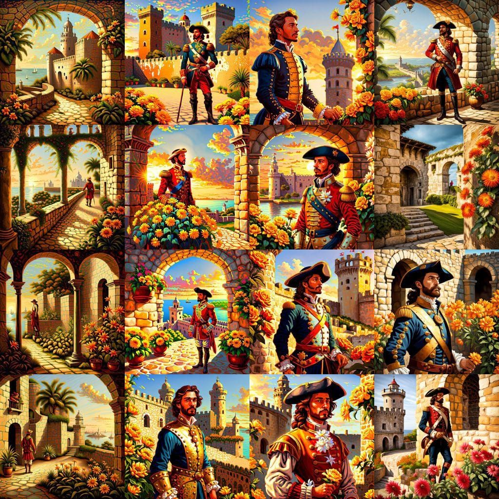 Ponce de Leon Discovers Florida at Castillo de San Marcos