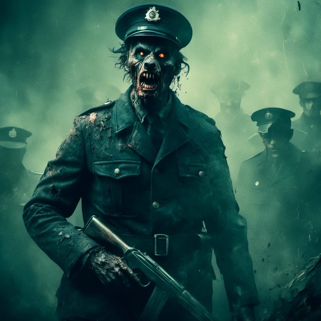 Policeman's Macabre Transformation into a Werewolf