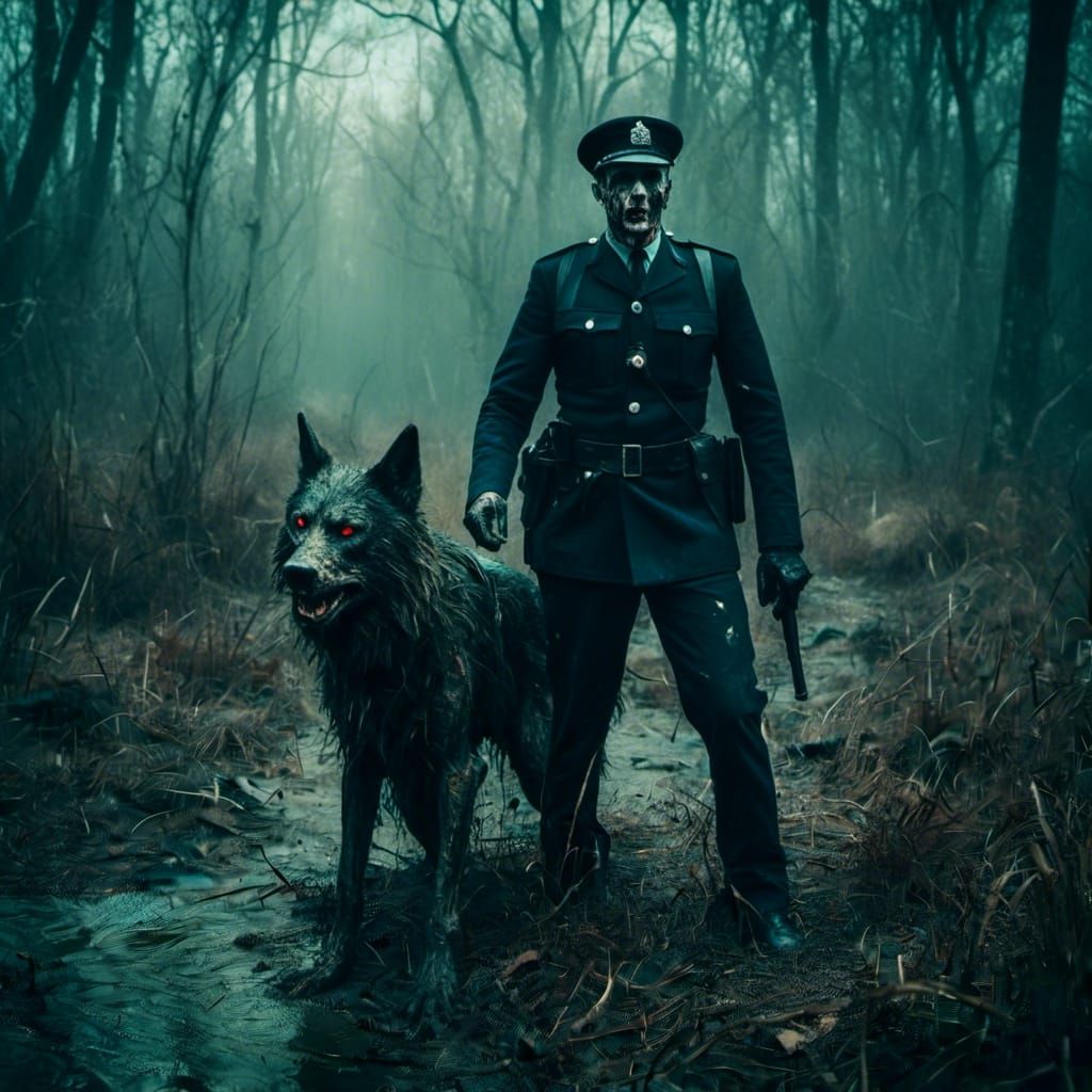 Werewolf Transformation: Macabre Horror of an English Police...