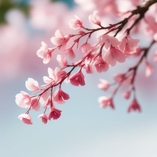 Vibrant Cyclamen Bloom on an Unreal Oak Tree