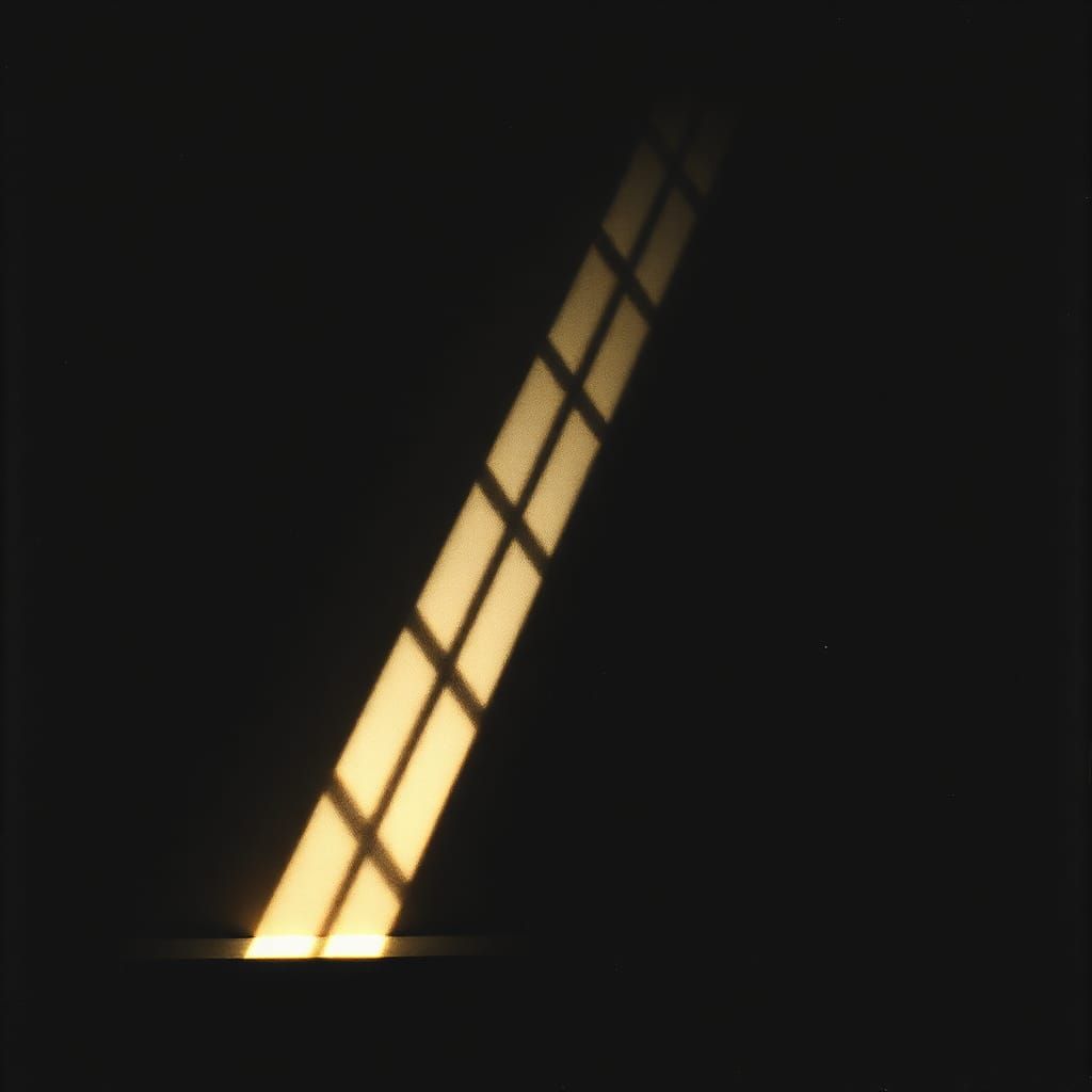 Dramatic Chiaroscuro Image with Strong Light Contrast