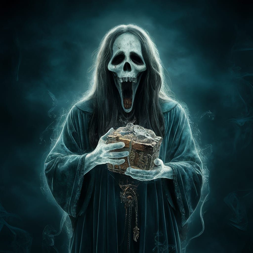 Ethereal Ghost Guarding Sinister Treasures