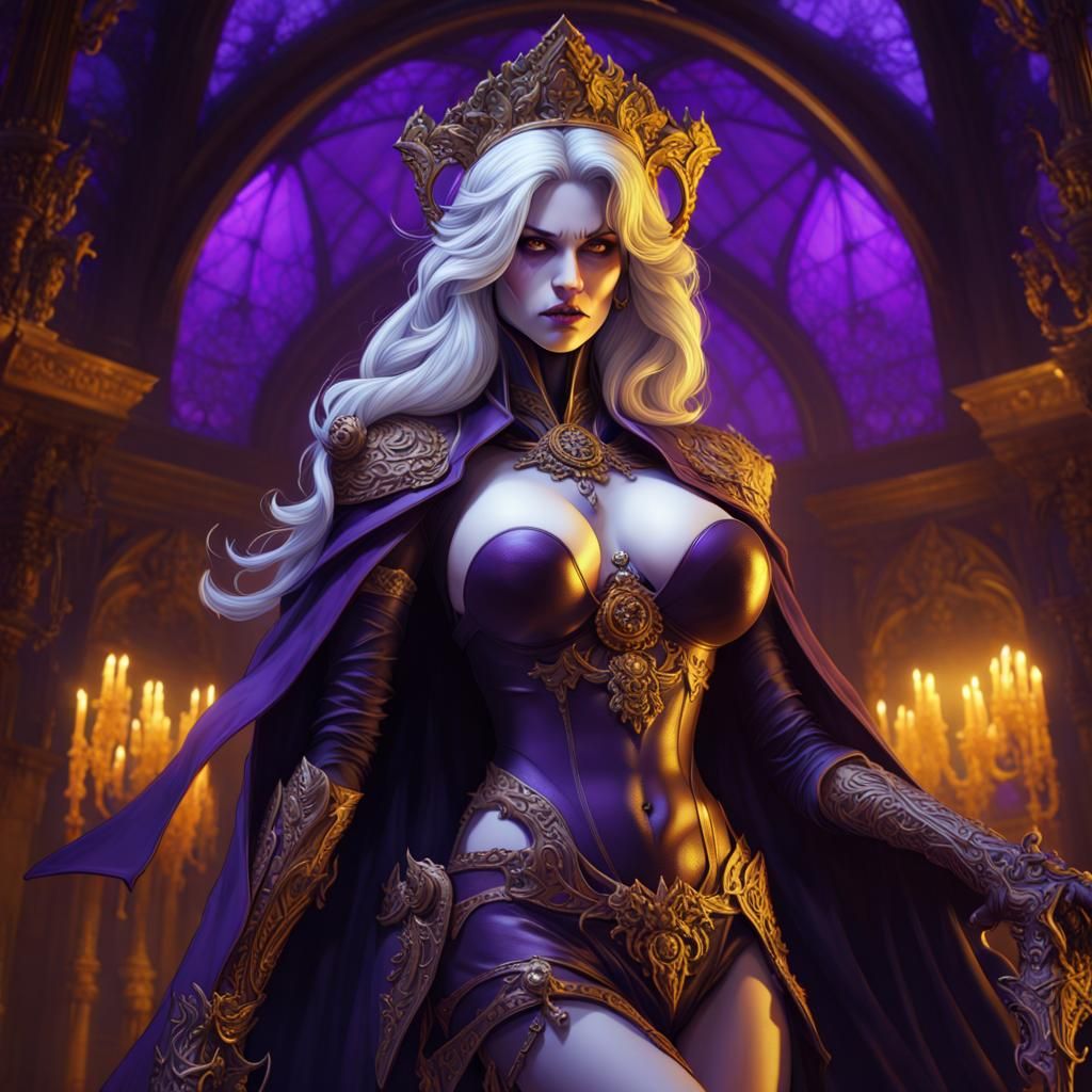 Lady Death Dark Fantasy Concept Art