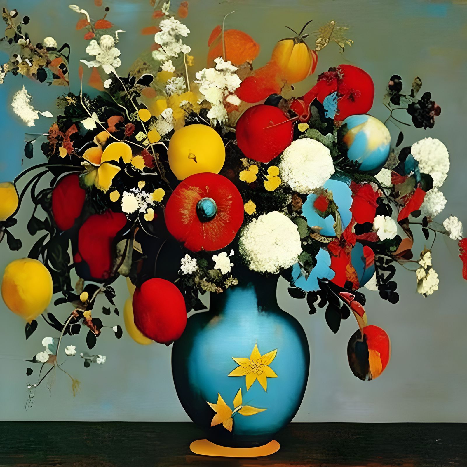 Lady with Pearl Earring Plays Harpsichord in Baroque Style