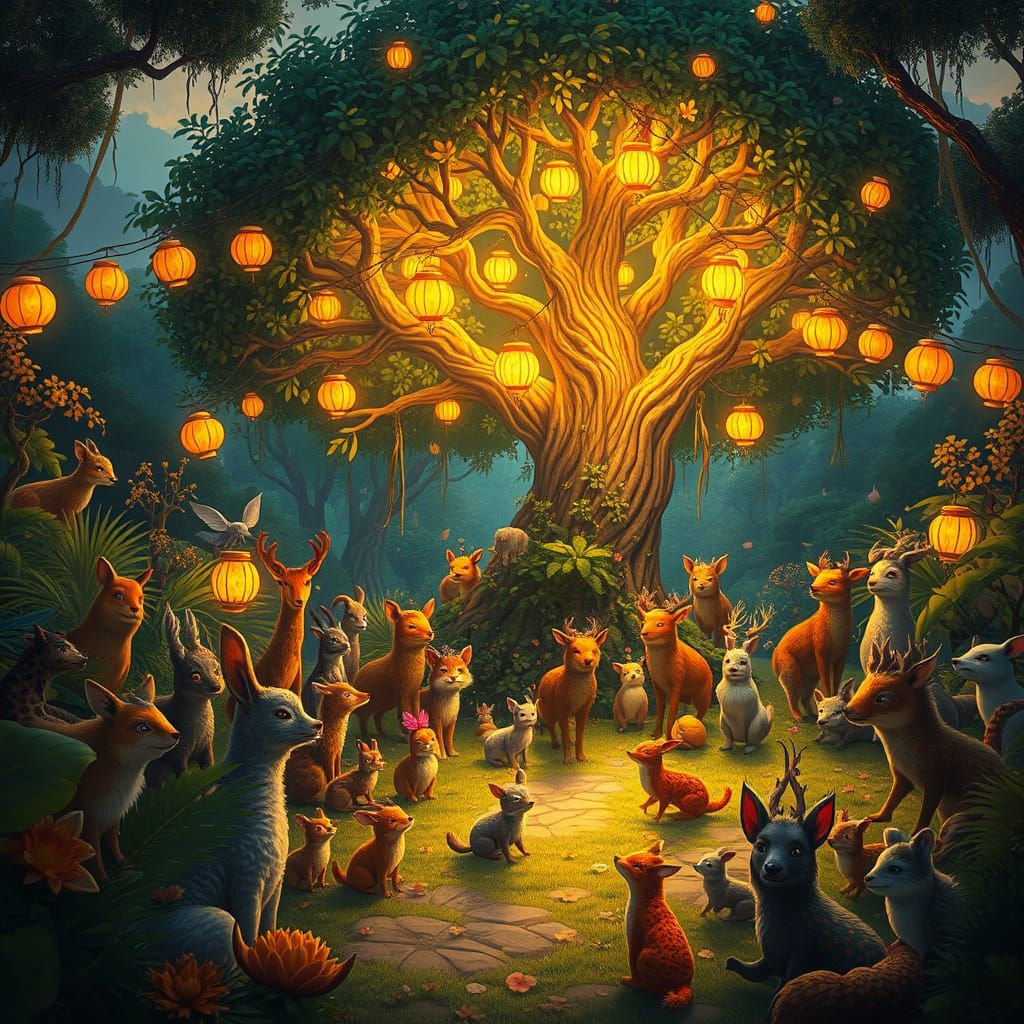 Whimsical Forest Party in Vibrant Colors