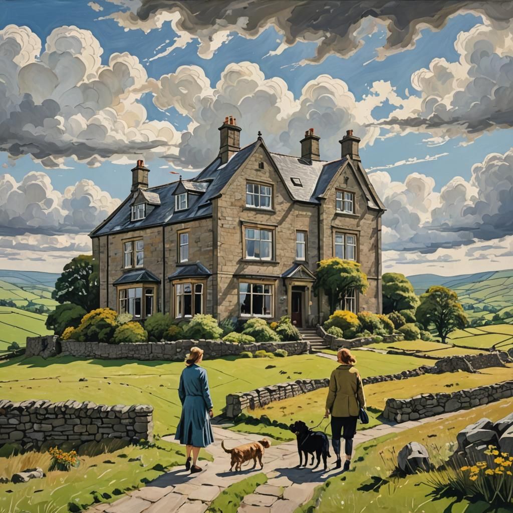 Yorkshire Dales House in Art Brut Style