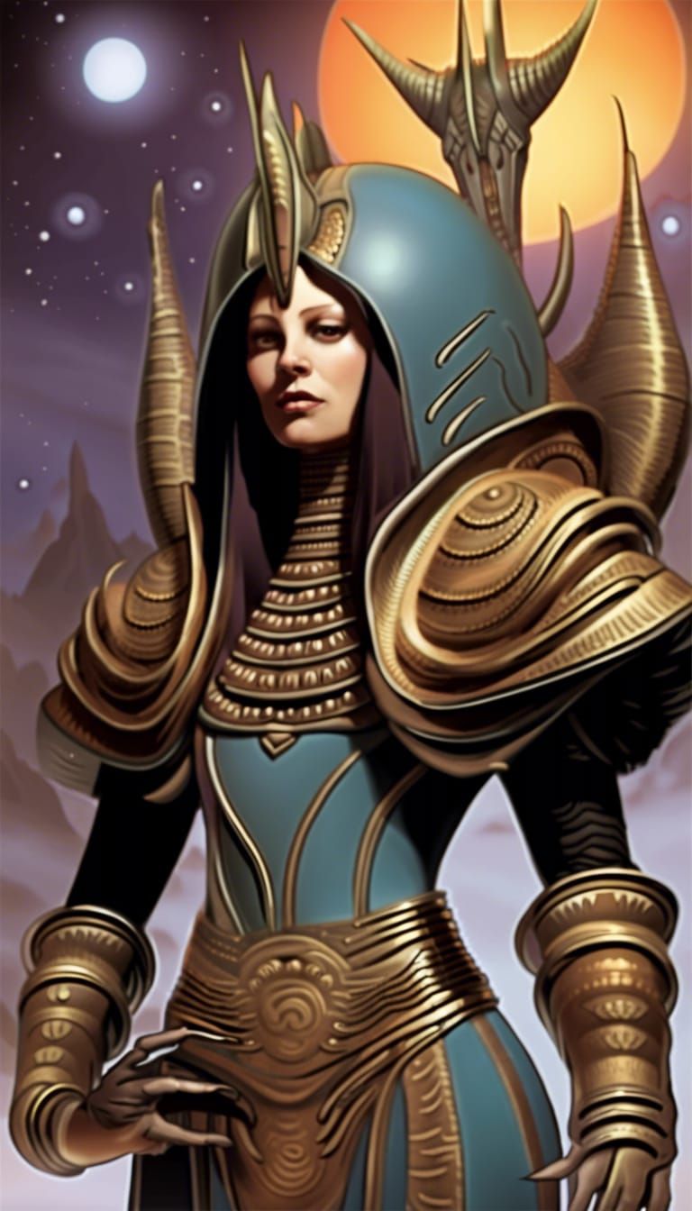 Alien Queen's Journey to Ancient Times