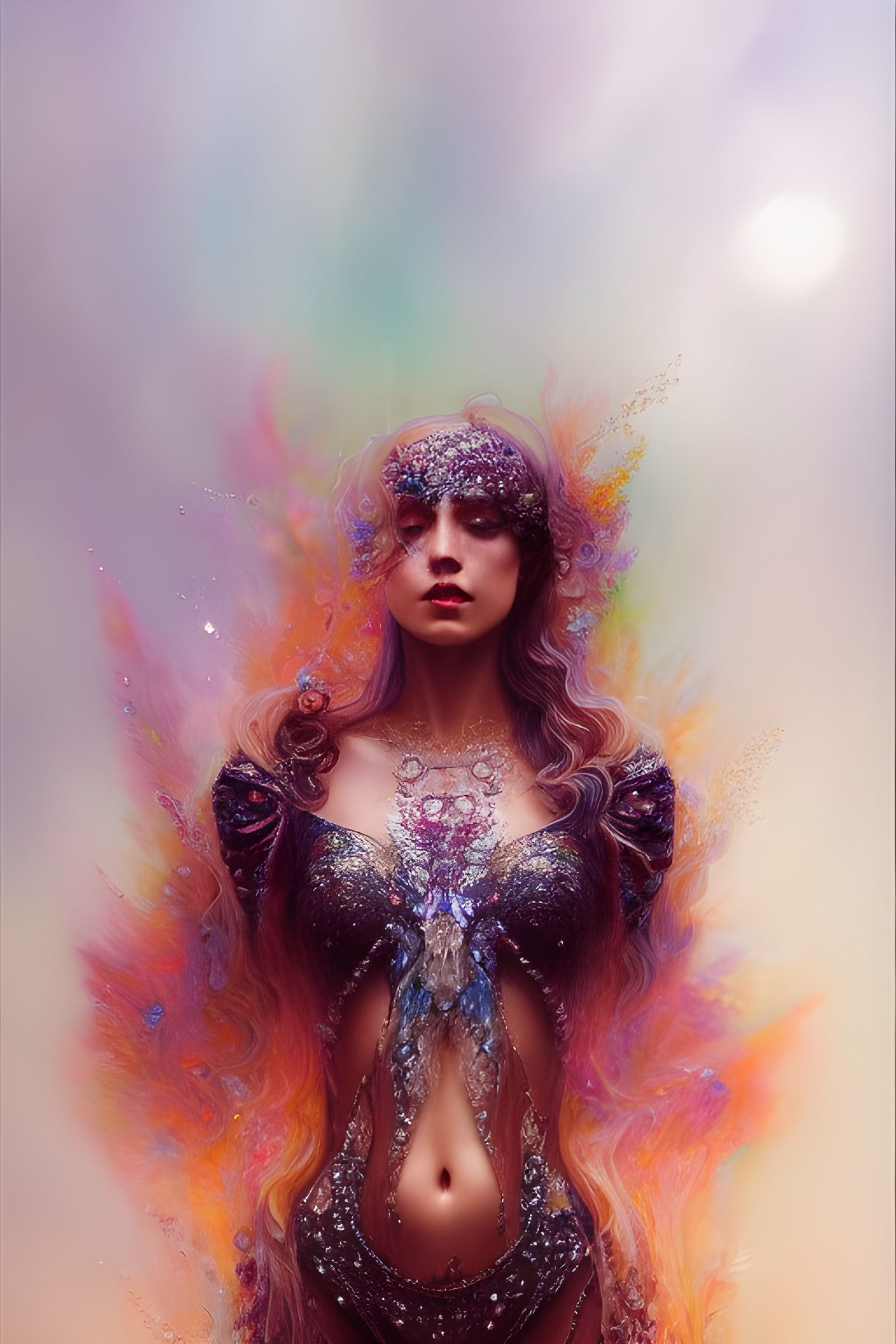 Fractal Iridescence: Disintegrating Figure in Hyperdetailed ...