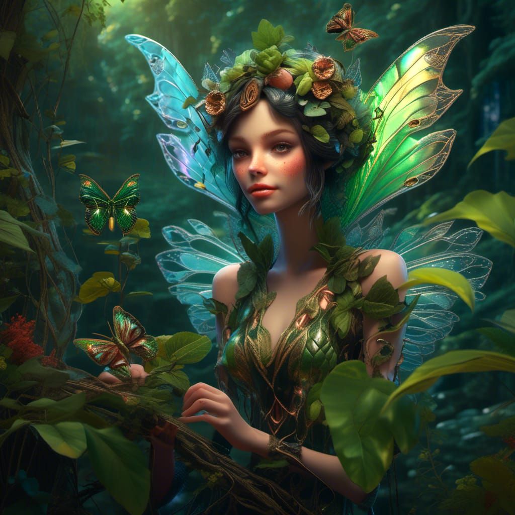 Kindle, forest fairy
