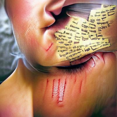 Minimalist 'Words' Concept Art